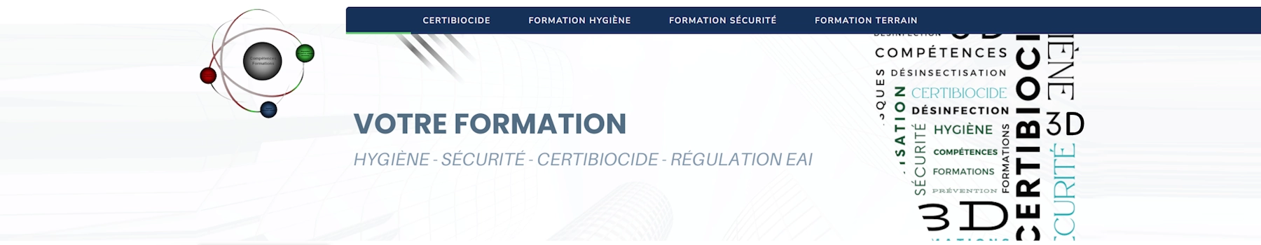 decoration banner Compétences Formations